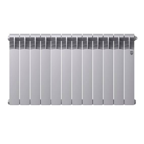 Радиатор Royal Thermo Revolution Bimetall 500 2.0/Silver Satin – 12 секц., фото , изображение 2