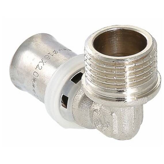 Уголок пресс Valtec VTm.253.N.002004 НР 20х1/2", фото , изображение 5