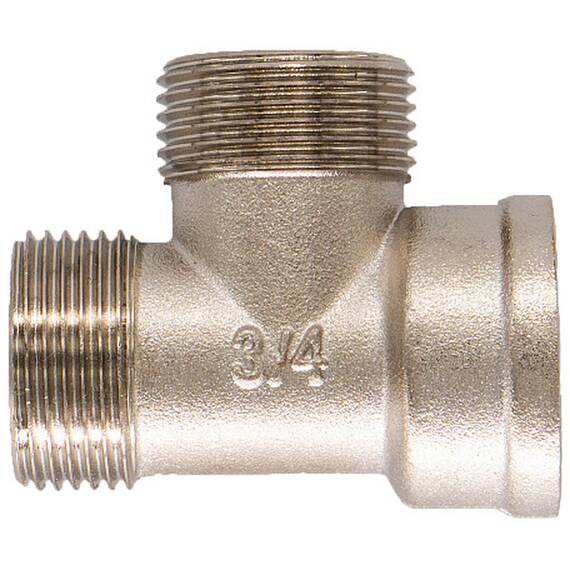 Тройник 3/4" г/ш/ш CTM, фото , изображение 2
