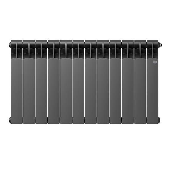 Радиатор Royal Thermo Revolution Bimetall 500 2.0/Noir Sable – 12 секц., фото , изображение 2