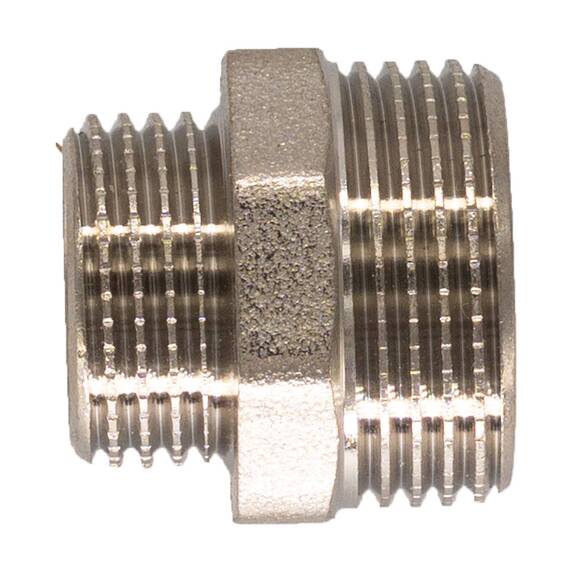 Ниппель СТМ переходной 1-1/4"х1/2" ш/ш, фото , изображение 2