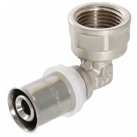 Уголок пресс Valtec VTm.252.N.001604 ВР 16х1/2", фото , изображение 3