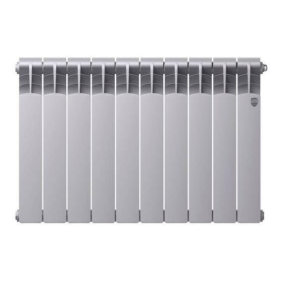Радиатор Royal Thermo Revolution Bimetall 500 2.0/Silver Satin – 10 секц., фото , изображение 2