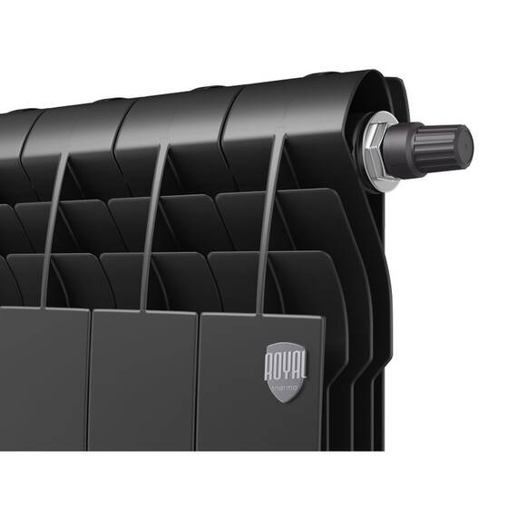 Радиатор Royal Thermo BiLiner 500 /Noir Sable VR - 6 секц., фото , изображение 2