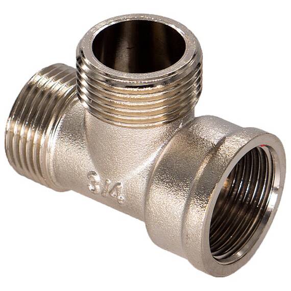 Тройник 3/4" г/ш/ш CTM, фото , изображение 3