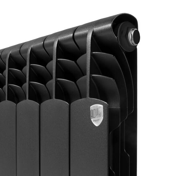 Радиатор Royal Thermo Revolution Bimetall 500 2.0/Noir Sable – 10 секц., фото , изображение 4