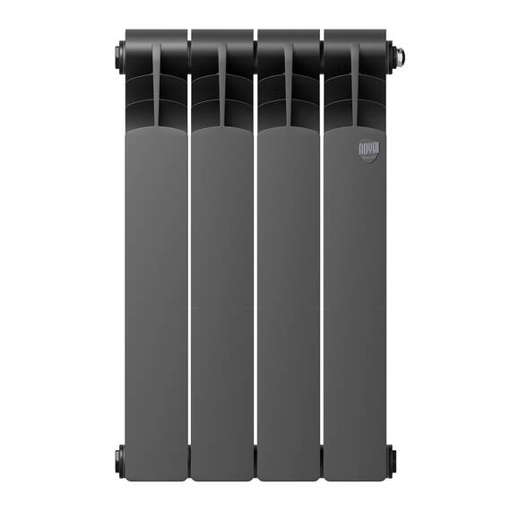 Радиатор Royal Thermo Revolution Bimetall 500 2.0/Noir Sable – 4 секц., фото , изображение 2