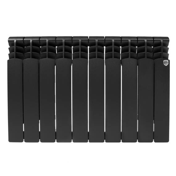 Радиатор Royal Thermo Revolution Bimetall 500 2.0/Noir Sable – 10 секц., фото , изображение 2