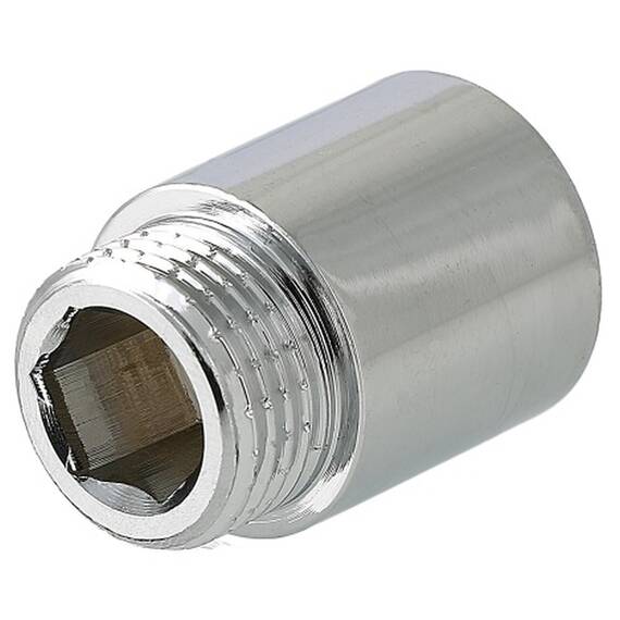 Удлинитель хромированный Valtec ВР-НР 1/2"x30мм, фото , изображение 3