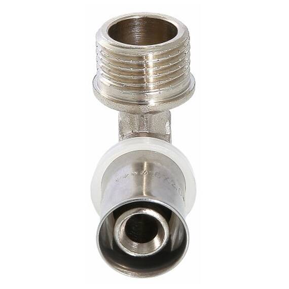 Уголок пресс Valtec VTm.253.N.002004 НР 20х1/2", фото , изображение 2