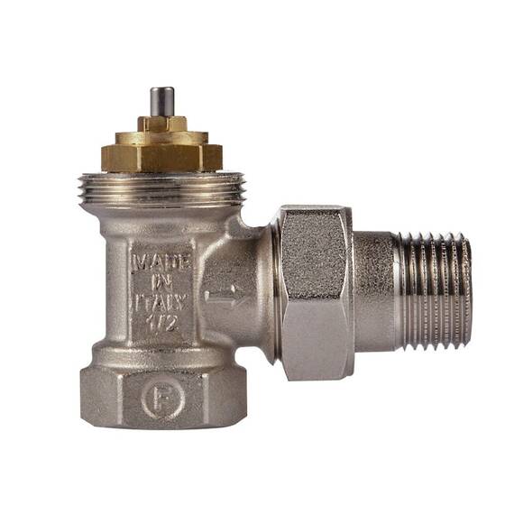 Набор термостатический Royal Thermo для радиатора угловой  1/2" М30х1,5, фото , изображение 6
