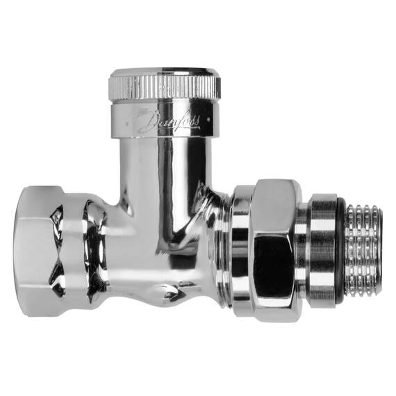 Набор термостатический прямой Royal Thermo Design 1/2" Click (Хром) с термоголовкой Design (Хром), фото , изображение 3