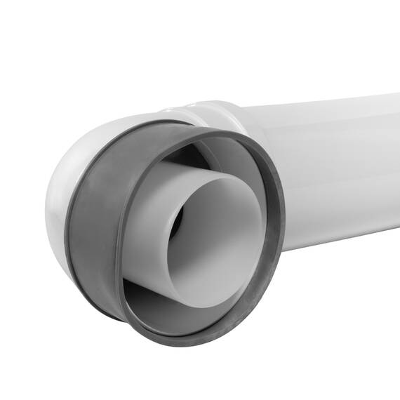 Комплект Royal Thermo: дымоход коаксиальный 60/100 универсальный, для конденсационных котлов, фото , изображение 3