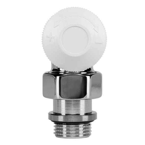 Набор термостатический для радиатора угловой Royal Thermo Design 1/2"М30х1,5 (Хром), фото , изображение 8