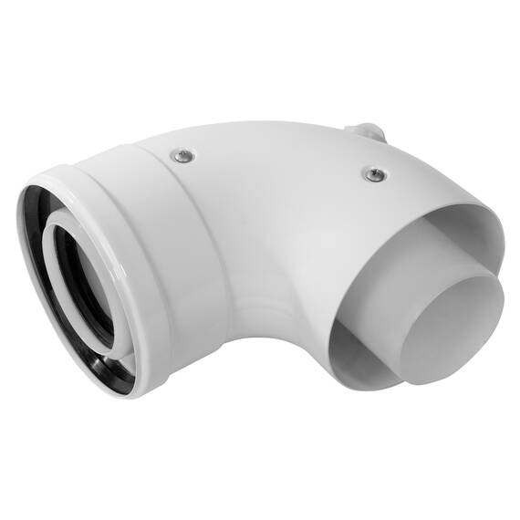 Комплект Royal Thermo: дымоход коаксиальный 80/125 универсальный, для конденсационных котлов, фото , изображение 3