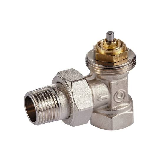 Набор термостатический Royal Thermo для радиатора угловой  1/2" М30х1,5, фото , изображение 4