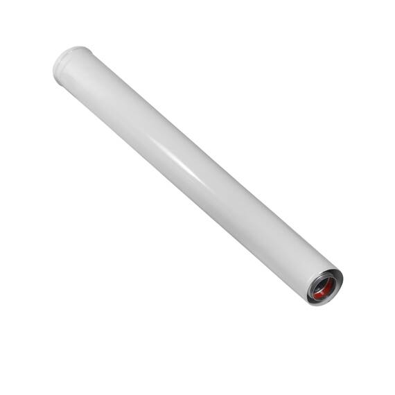 Удлинитель коаксиального дымохода раструбн. Royal Thermo 60/100, 1000 мм, фото , изображение 2