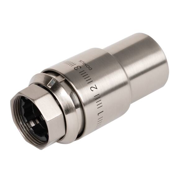 Термоголовка жидкостная Royal Thermo Design PRO М30х1,5 (матовый никель), фото , изображение 3