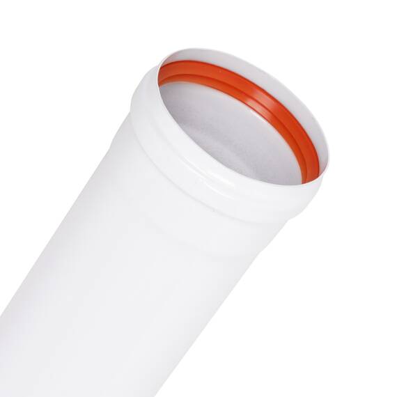 Удлинитель раздельного дымохода раструбн. Royal Thermo диам. 80, 500 мм, фото , изображение 3