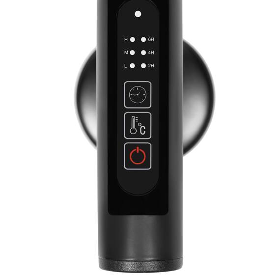 Полотенцесушитель Royal Thermo Classic black П7 500х800 электро (new встроен. диммер), фото , изображение 6