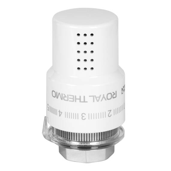Термоголовка жидкостная Royal Thermo Design М30х1,5 (белый) RTO 07.0009, фото , изображение 2