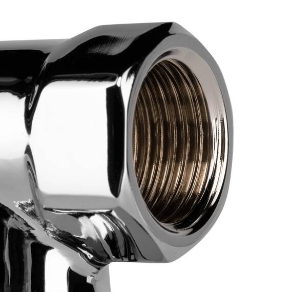 Набор термостатический для радиатора угловой Royal Thermo Design 1/2"М30х1,5 (Хром), фото , изображение 7