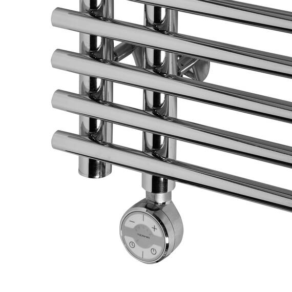 Полотенцесушитель Royal Thermo Pino П16 500х800 электро (встроен. диммер) стальной, фото , изображение 5