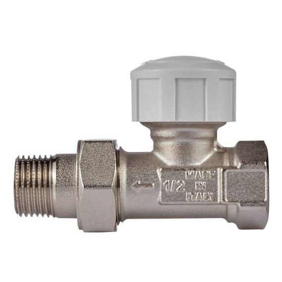 Набор термостатический Royal Thermo для радиатора прямой 1/2" М30х1,5, фото , изображение 2