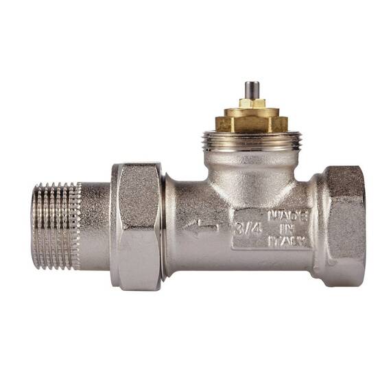 Набор термостатический Royal Thermo для радиатора прямой 3/4" М30х1,5, фото , изображение 2