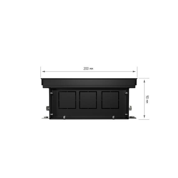 Конвектор внутрипольный Royal Thermo ATRIUM-90/200/2800-DG-U-LB, фото , изображение 3