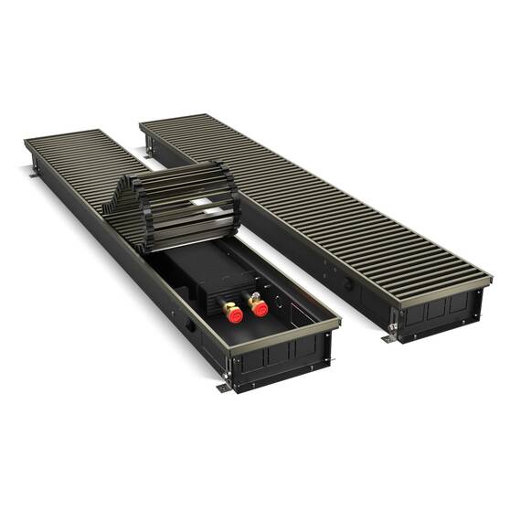 Конвектор внутрипольный Royal Thermo ATRIUM-90/200/2800-DG-U-DB, фото 