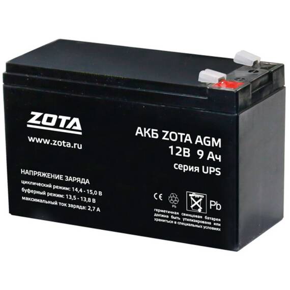 Батарея аккумуляторная ZOTA GEL100-12, фото 