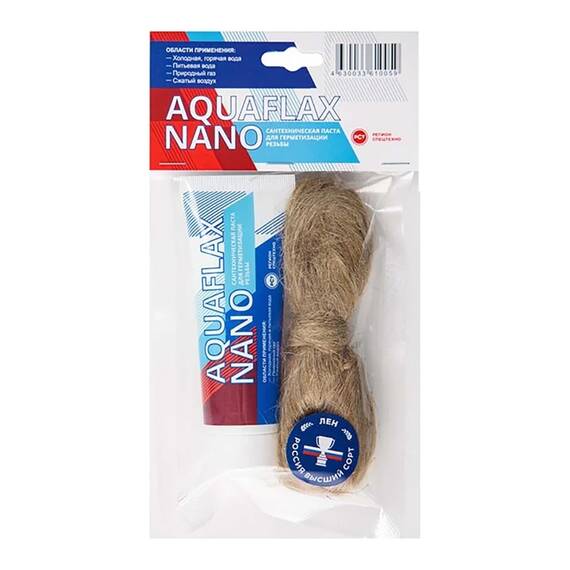Паста для льна Aquaflax nano тюбик 30гр. + лён 15гр., фото 