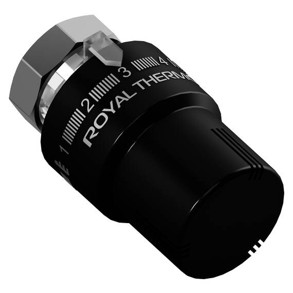 Термоголовка жидкостная Royal Thermo М30х1,5 (черный), фото , изображение 4