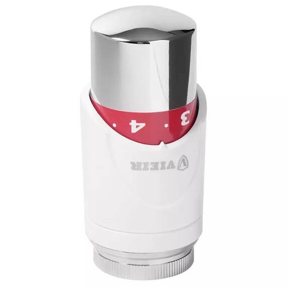 Термоголовка VIEIR жидкостная хромированная M30X1,5 (100/1) VR289, фото 