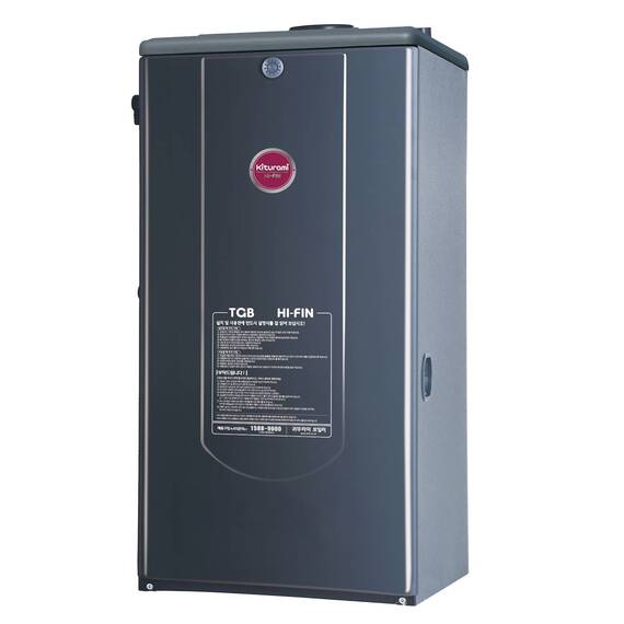 Котел газовый KITURAMI TGB HiFin-15 напольный, 2 конт., закр.кам.сгор. сталь, фото 
