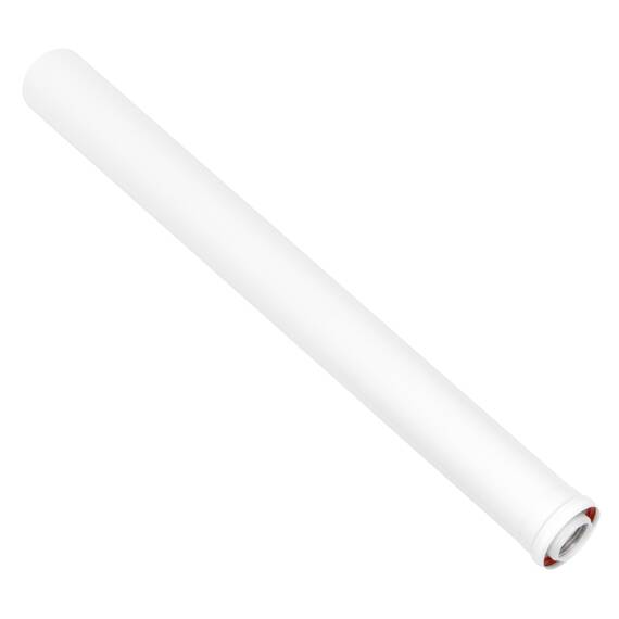 Удлинитель коаксиального дымохода раструбн. Royal Thermo 60/100, 1000 мм для конденсационных котлов, фото 