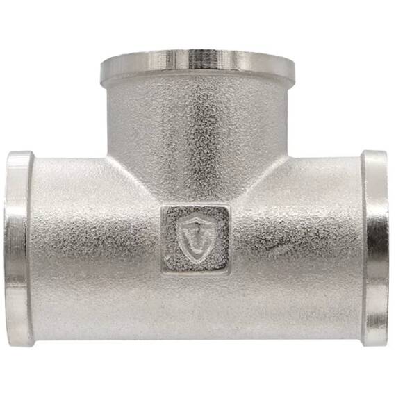 Тройник VIEIR ВВВ 11/4"х1/2"х11/4" никел. TFN636, фото , изображение 2