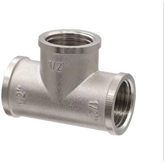 Тройник VIEIR ВВВ 1/2" никел. TFN333, фото , изображение 5