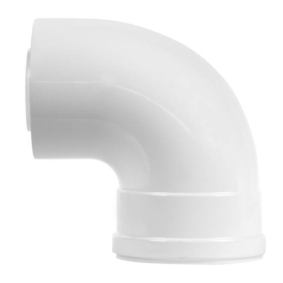 Отвод коаксиальный Royal Thermo 60/100, 90 гр. M/F для конденсационных котлов, фото , изображение 3