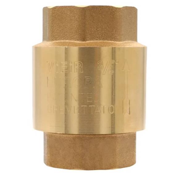 Клапан VIEIR обратный с металл.штоком 3/4", стандарт ZH674Q, фото , изображение 3