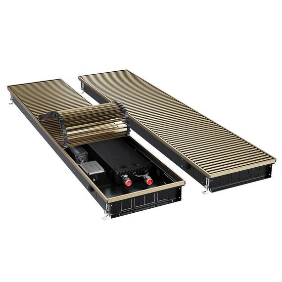 Конвектор внутрипольный Royal Thermo ATRIUM TURBO-80/300/1200-DG-U-AU, фото 