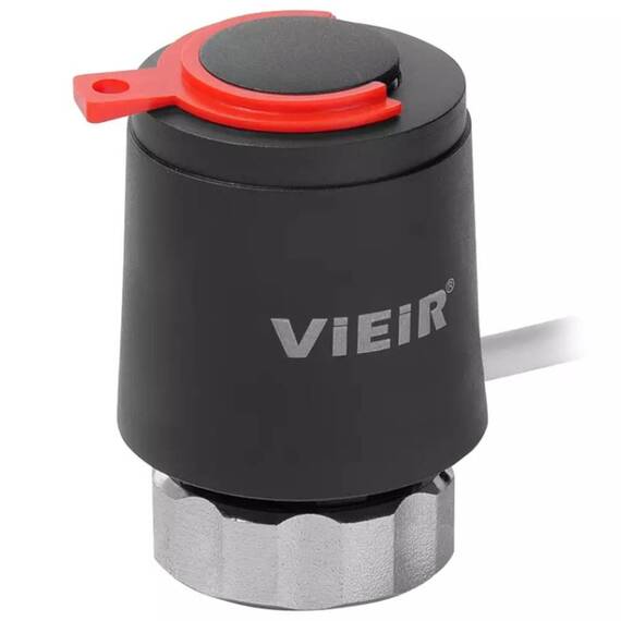 Сервопривод VIEIR нормально закрытый М30х1,5 VR1128 черный (100/1), фото 