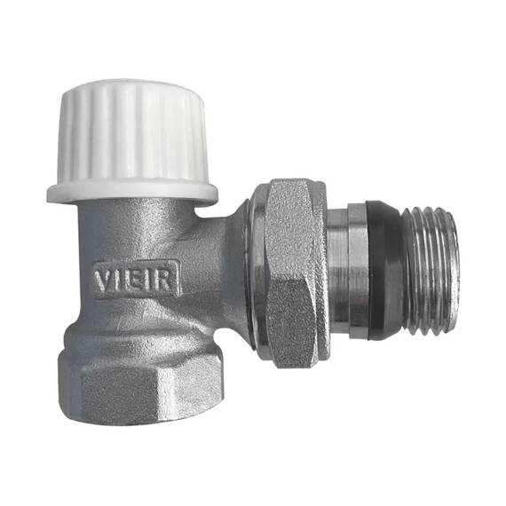 Клапан VIEIR настроечный угловой 1/2" (80/10) VR284, фото 