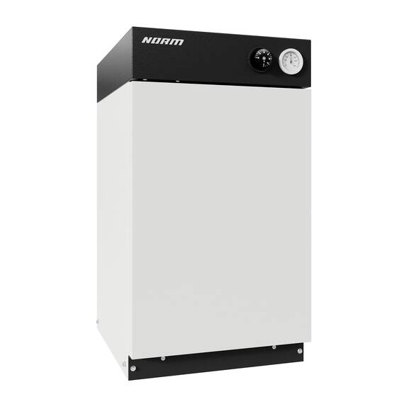 Котел газовый ЛЕМАКС NORM-40 энергонезависимый, напольный, 1 конт., откр. кам. сгор., фото 
