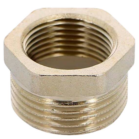 Футорка Uni-Fitt НВ 1/2"х1/4" никелированная, фото 