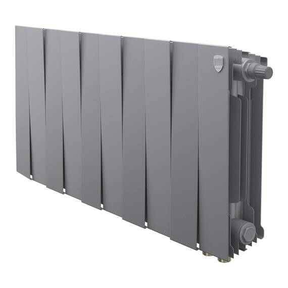 Радиатор Royal Thermo PianoForte 300 Silver Satin VDR80 - 10 секц., фото 
