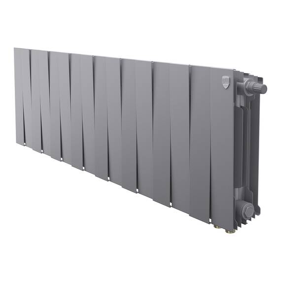 Радиатор Royal Thermo PianoForte 300 Silver Satin VDR80 - 16 секц., фото 