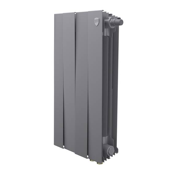Радиатор Royal Thermo PianoForte 500 Silver Satin VDR80 - 4 секц., фото 