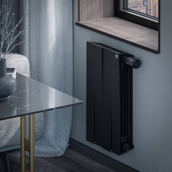 Радиатор Royal Thermo PianoForte 500 Noir Sable VDR80 - 4 секц., фото , изображение 4